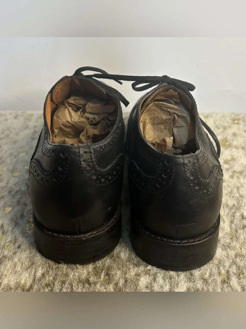 5 for $25🔥Eyelet Black Loafer Dress Shoes Mens Size 10.5